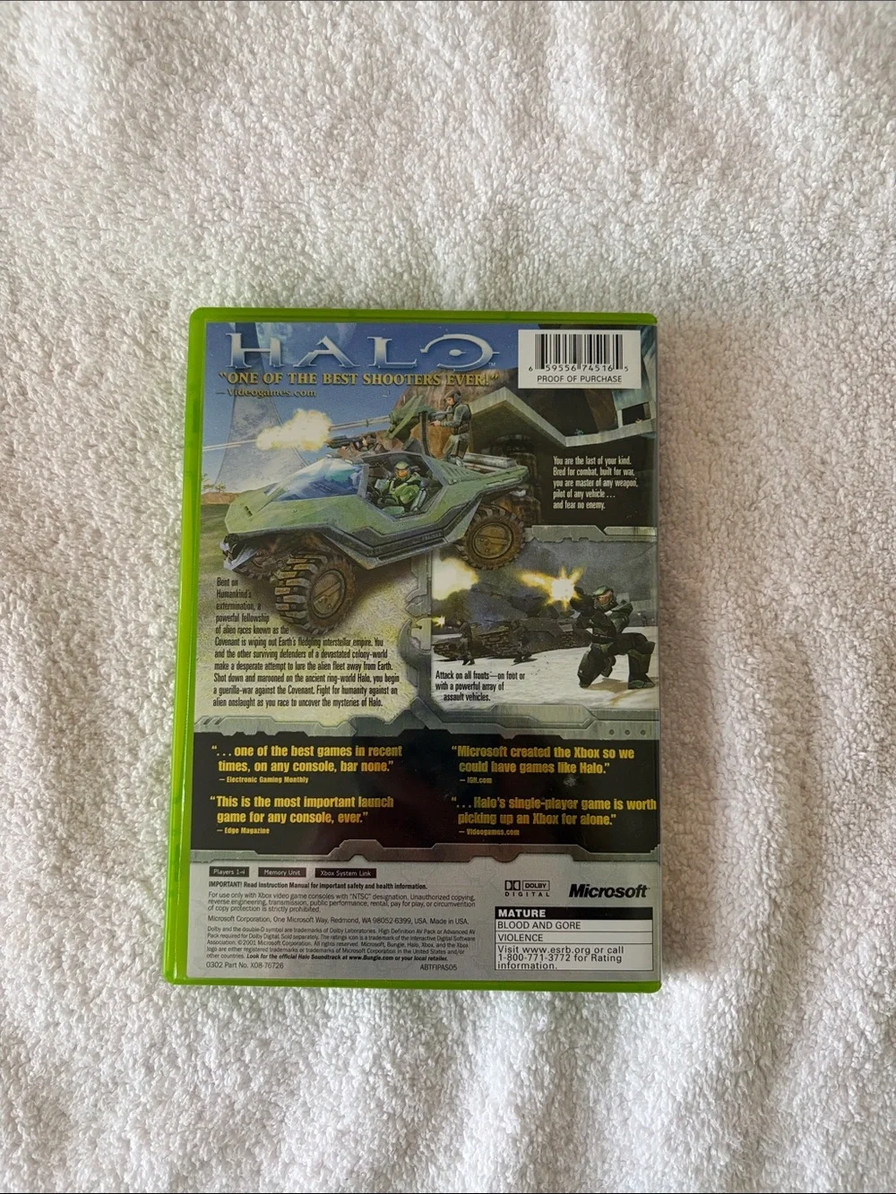 Microsoft Xbox Halo: Combat Evolved